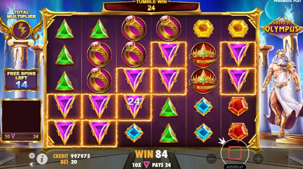 Gates of Olympus Casino Slot par Pragmatic Play